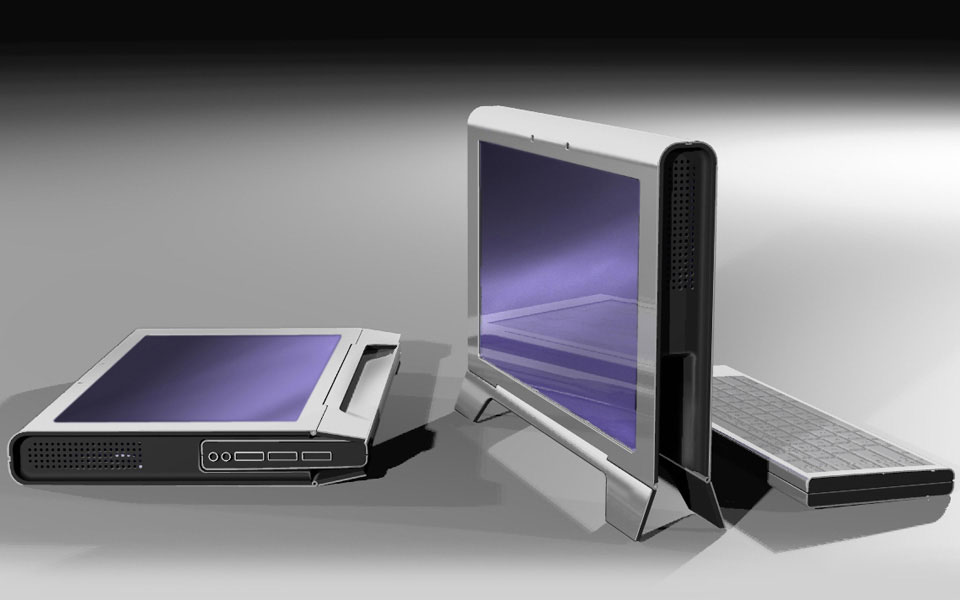 Dual screen laptop concept for SpatialView